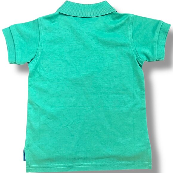 NWT! The Beaufort Bonnet Company Prim and Proper Polo Kelly Green 12-18M - Picture 3 of 3